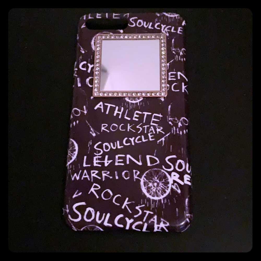 iPhone 7 + soul cycle case w/ rhinestone mirror